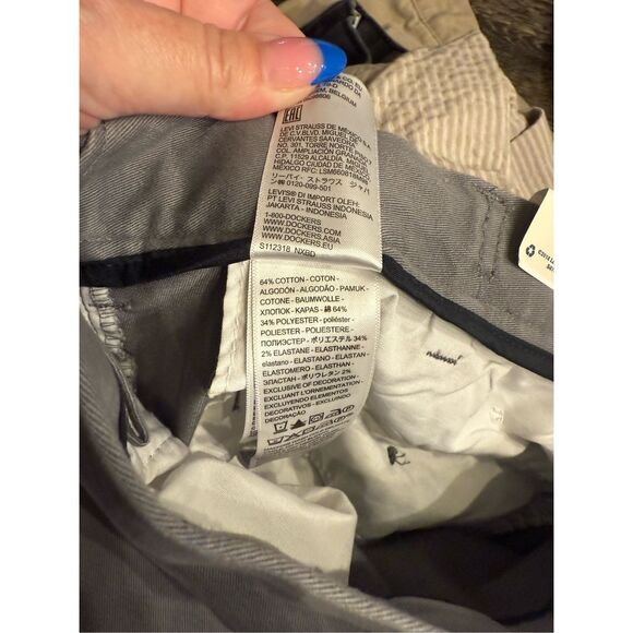 Dockers Gray Big & Tall Easy Khaki Pant sz 48X29 NWT - Picture 7 of 7